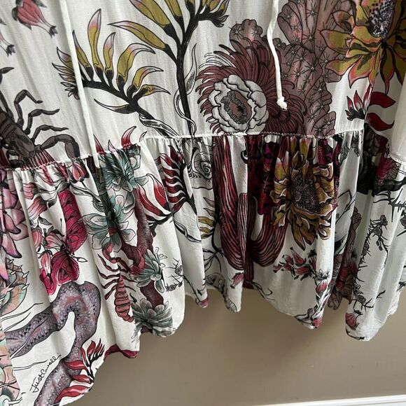 Just Cavalli frilled pattern crepe dress.  Size 44 - Picture 7 of 10